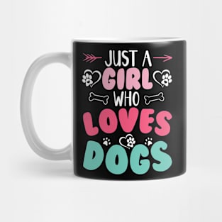 Just A Girl Who Loves Dog Training T shirt For Women T-Shirt T-Shirt Mug